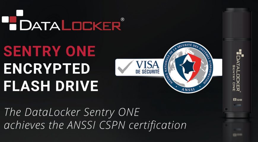 데이터로커 ‘Sentry ONE’, 보안 USB 최초 프랑스 국가사이버보안국(ANSSI) 1급 보안 인증 획득